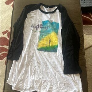 Genesis Concert Black and White Long Sleeve Tee